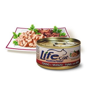 Life Cat Natural Tonno con Manzo