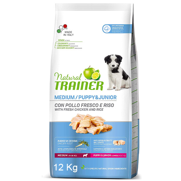 Natural Puppy & Junior Medium con Pollo Fresco