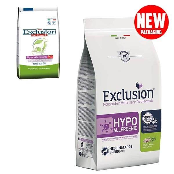 Diet Hypoallergenic Medium/Large Breed Insetti e Piselli
