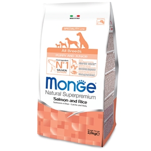 Natural Superpremium All Breeds Puppy & Junior Salmone e Riso