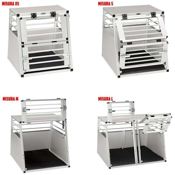 Trasportino per Cani Atlas Car Alluminium - Misura M