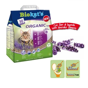 Biokat's Organic Fresh con Fiori di Lavanda