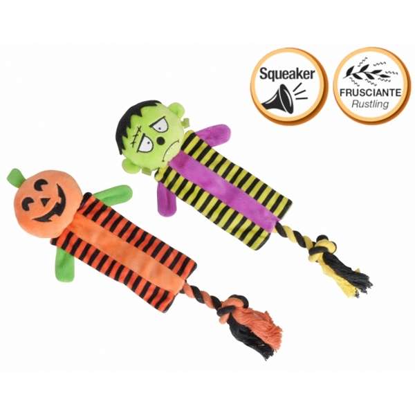 Gioco Halloween Halloween per Cane in Peluche e Corda - AH905/C