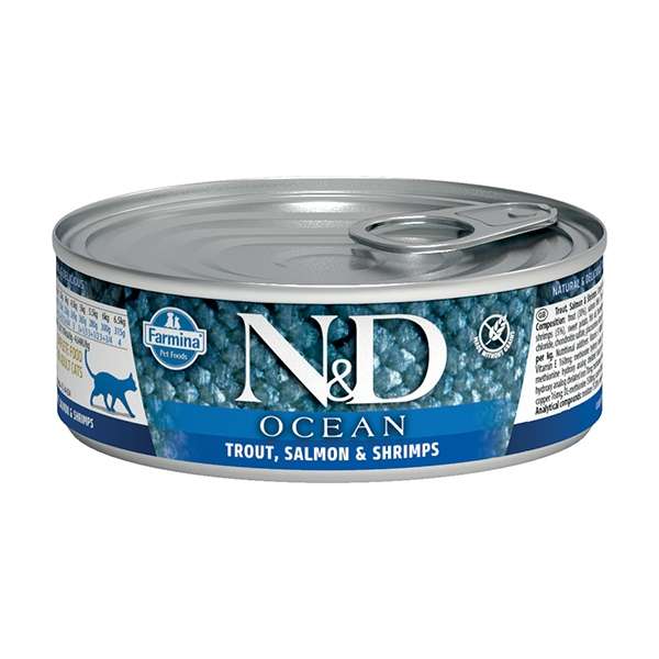 Natural & Delicious Ocean con Trota, Salmone e Gamberetti