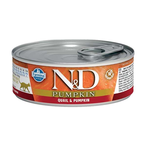 Natural & Delicious Cat con Quaglia e Zucca