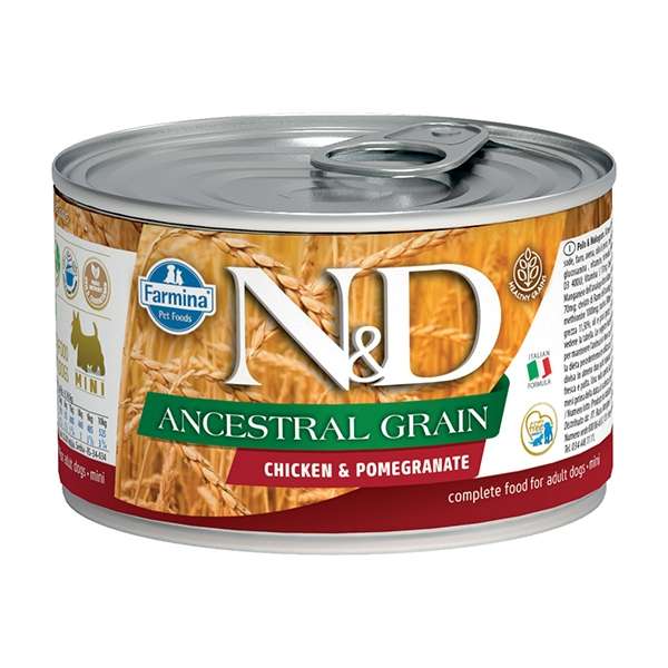 Natural & Delicious Ancestral Grain MIni con Pollo e Melograno