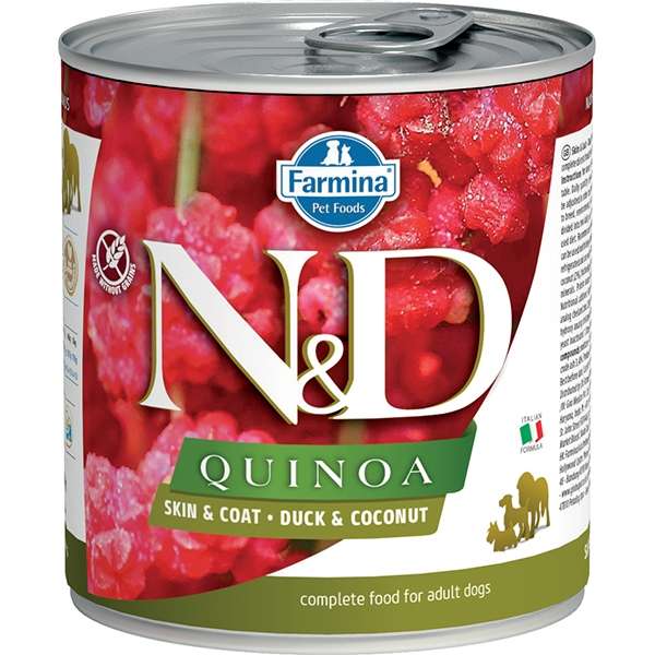 Natural & Delicious Quinoa Skin & Coat con Anatra e Cocco