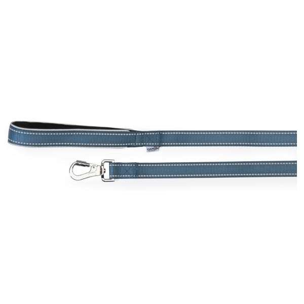 Guinzaglio con Maniglia in Neoprene e Cuciture Reflex Blu - DC176/02