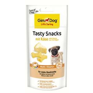 GimDog Tasty Snacks con Formaggio + Multi-Vitamin