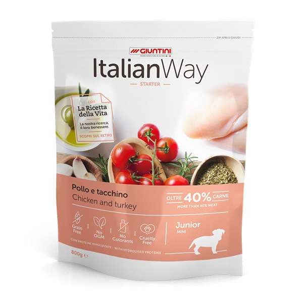 Italian Way Starter Junior Mini Pollo e Tacchino - Promozione