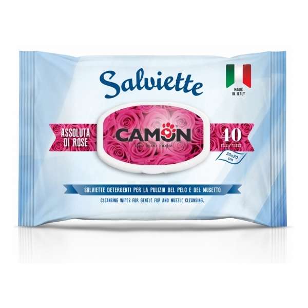 Salviette Detergenti alla Fragranza Assoluta di Rose - LA035