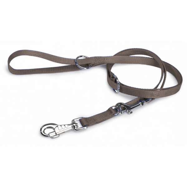 Guinzaglio Addestramento Nylon Marrone - F127/A.10