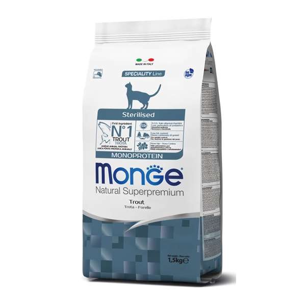 Natural Superpremium Sterilised Monoprotein con Trota