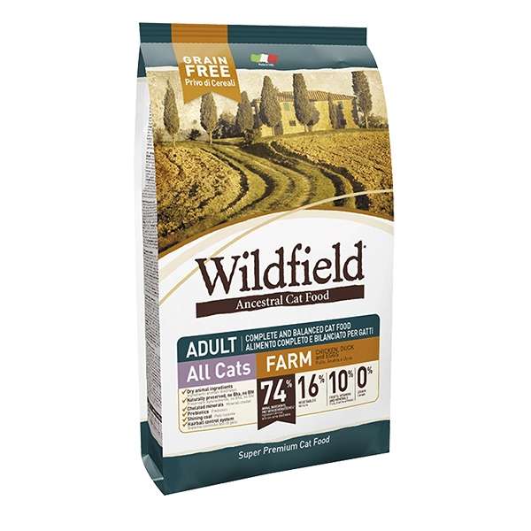 WildField Grain Free Farm Pollo, Anatra e Uova