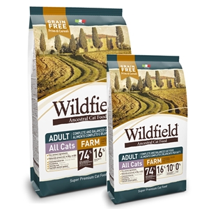 Wildfield Grain Free Country Cat Adult Maiale, Pollo e Uova - Promozione