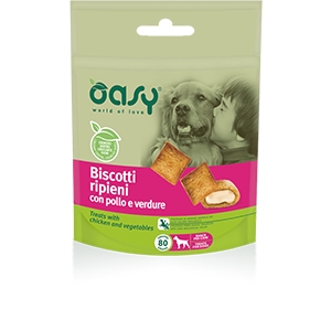Snack Biscotti Ripieni con Pollo e Verdure
