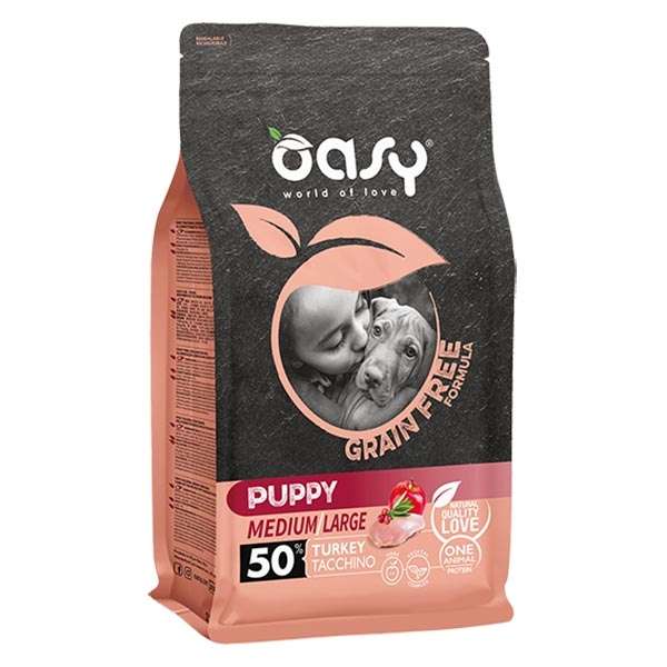 Grain Free Puppy Medium & Large con Tacchino