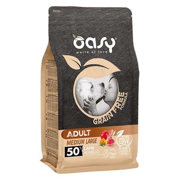 Grain Free Adult Medium & Large con Agnello