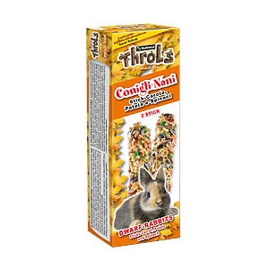 Stick Coniglio Nano con Carota, Patata e Spinaci