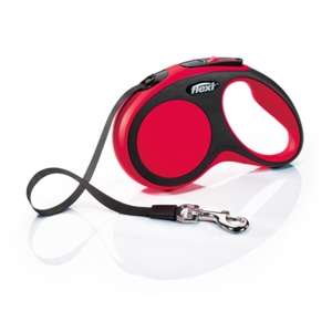 Guinzaglio New Comfort Rosso con Fettuccia da 3 mt | Taglia XS