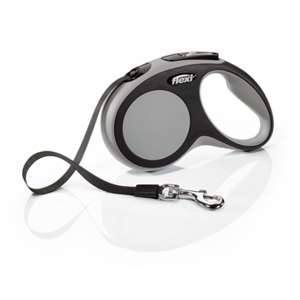 Guinzaglio New Comfort Grigio Antracide con Fettuccia da 5 mt | Taglia S