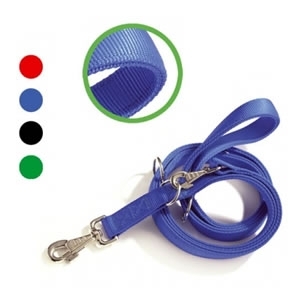 Guinzaglio Addestramento Doppio Nylon Blu - F131/A.02
