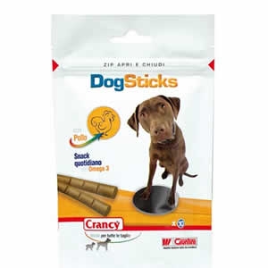 Crancy Dog Sticks con Pollo