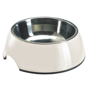 Melamine Feeding Bowl Bianco da 160 ml - H 91362