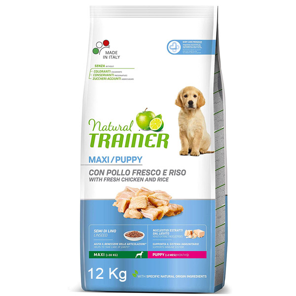 Natural Puppy Maxi con Pollo Fresco - Sacco da 12kg