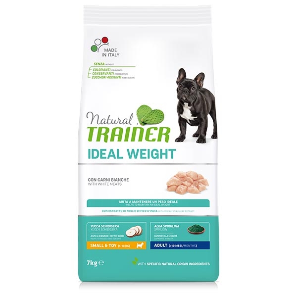 Natural Ideal Weight Care Small & Toy Adult con Carni Bianche - sacco 2 kg