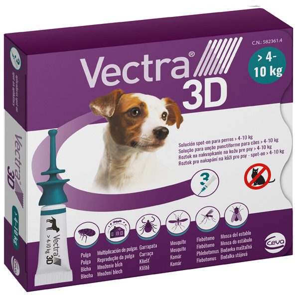 VECTRA 3D - Vectra 3D Verde per Cani 4 - 10 Kg