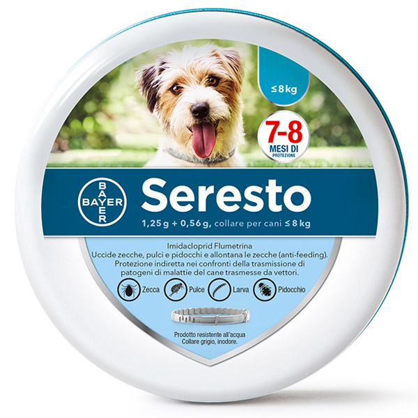 Seresto Cani - 1 Collare Taglia Piccola (38 cm - Cani < 8kg)