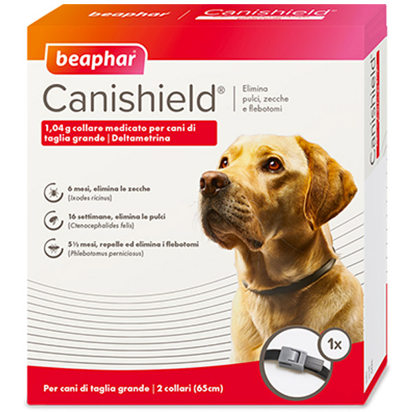 Canishield Collare alla Deltametrina - 1 Collare per Cane Grande