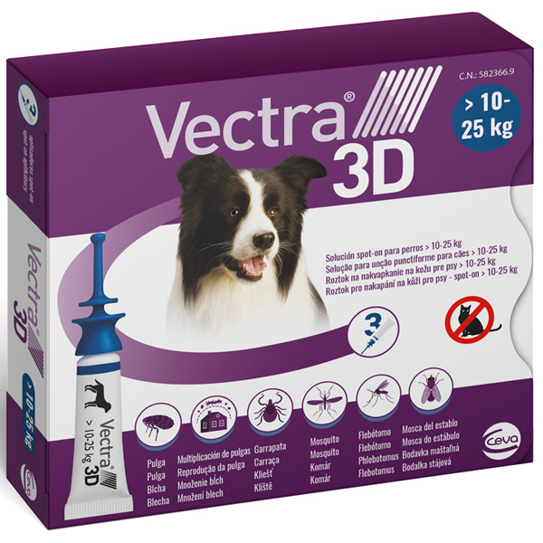 VECTRA 3D - Vectra 3D Blu per Cani 10 - 25 Kg