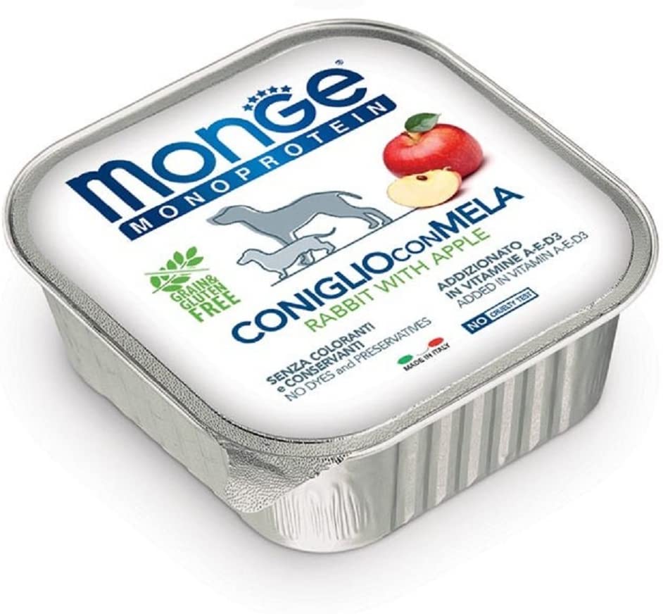 Natural Superpremium Monoproteico Coniglio e Mela - 1 Vaschetta 150 gr