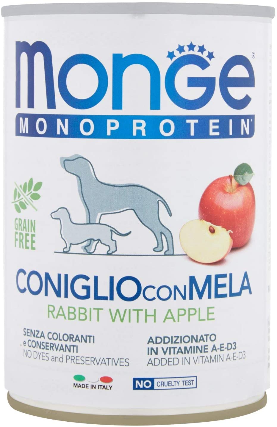Natural Superpremium Monoproteico Coniglio e Mela - 1 Barattolo 400 gr