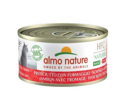 HFC Natural con Prosciutto e Formaggio - Lattina da 70 gr