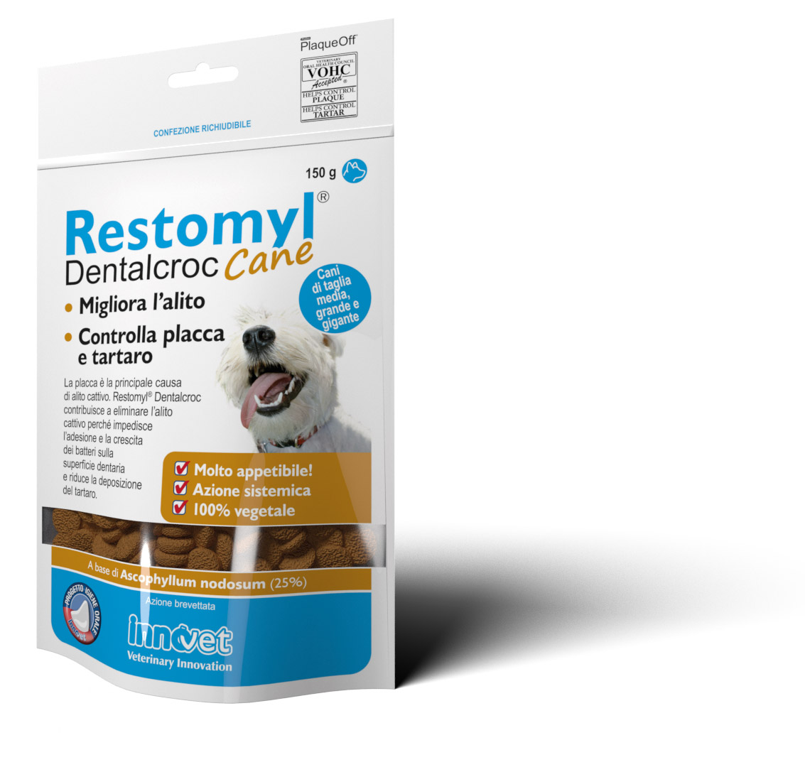 Restomyl Dentalcroc Cane - 1 Bustina 150 gr