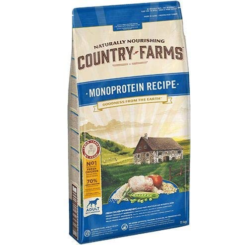 Country Farms Monoproteico Adult con Salmone - Sacco da 2.5 kg