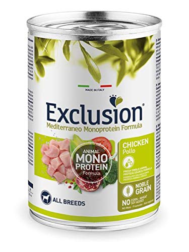 Exclusion Mediterraneo All Breed Pollo  - Barattolo da 400 g