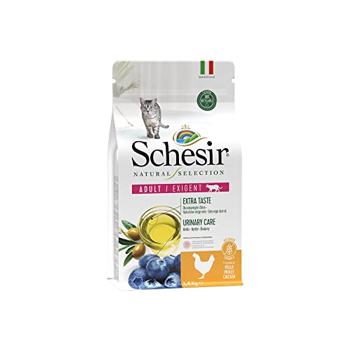 Crocchette naturali per gatti - Adult Exigent Ricco in pollo  - Sacco da 1,4 kg