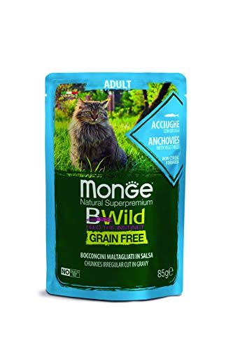 Monge Bwild Grain Free Bocconcini gusto Tonno (Gatto Sterilizzato)