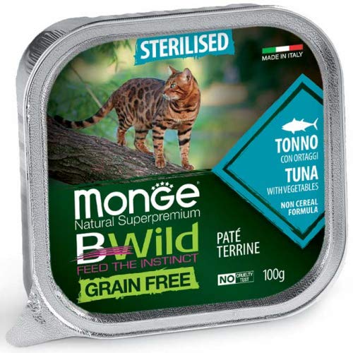 Monge Bwild Grain Free Superpremium Gatto Sterilizzato con Tonno