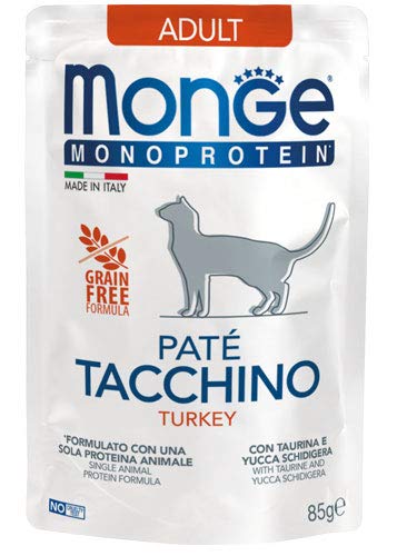 Monge Monoprotein Grain Free Patè Gusto Tacchino