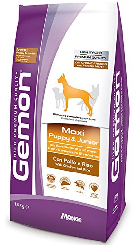 Gemon Dog Maxi Puppy & Junior con Pollo e Riso