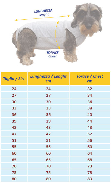 Copri Medicazioni per tronco del cane